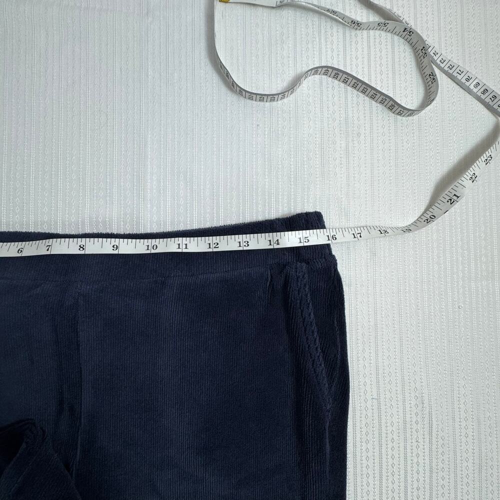 Pure Jill SZ Small Navy Blue Corduroy Pants‎ Soft Stretch Comfort Pull-on Travel - Picture 4 of 8